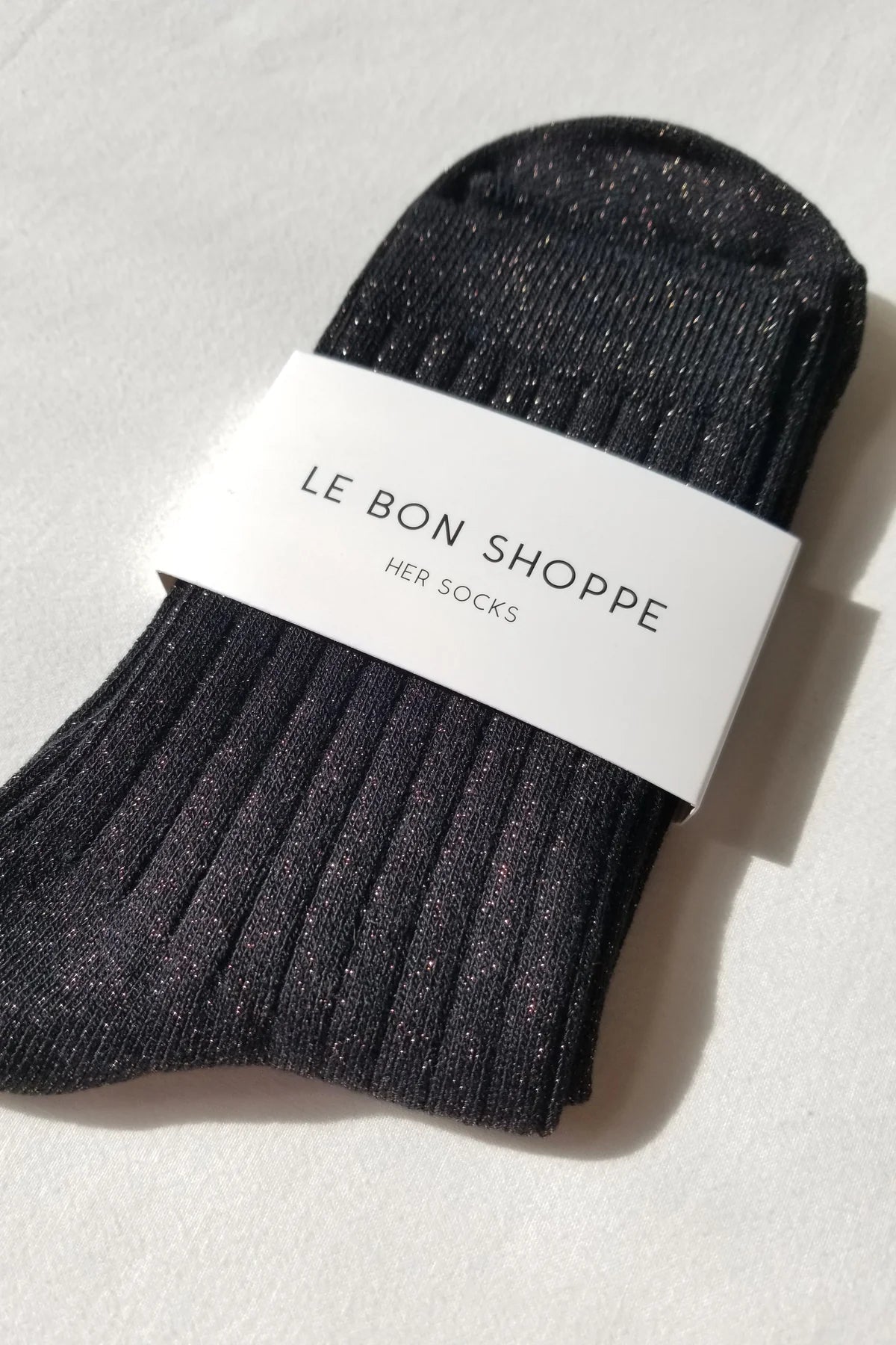 LEBON SHOPPE HER SOCKS COPPER BLACK