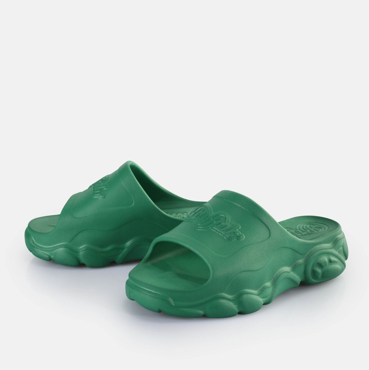 BUFFALO LONDON CLD SLIDES IN GREEN