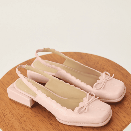 CANELLA PINK ORIGIN SLINGBACK SANDALS