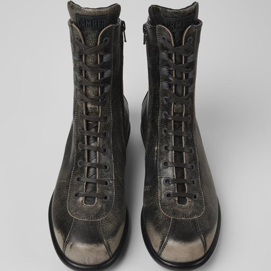 CAMPER PELOTAS HIGH TOP DISTRESSED BROWN MEN