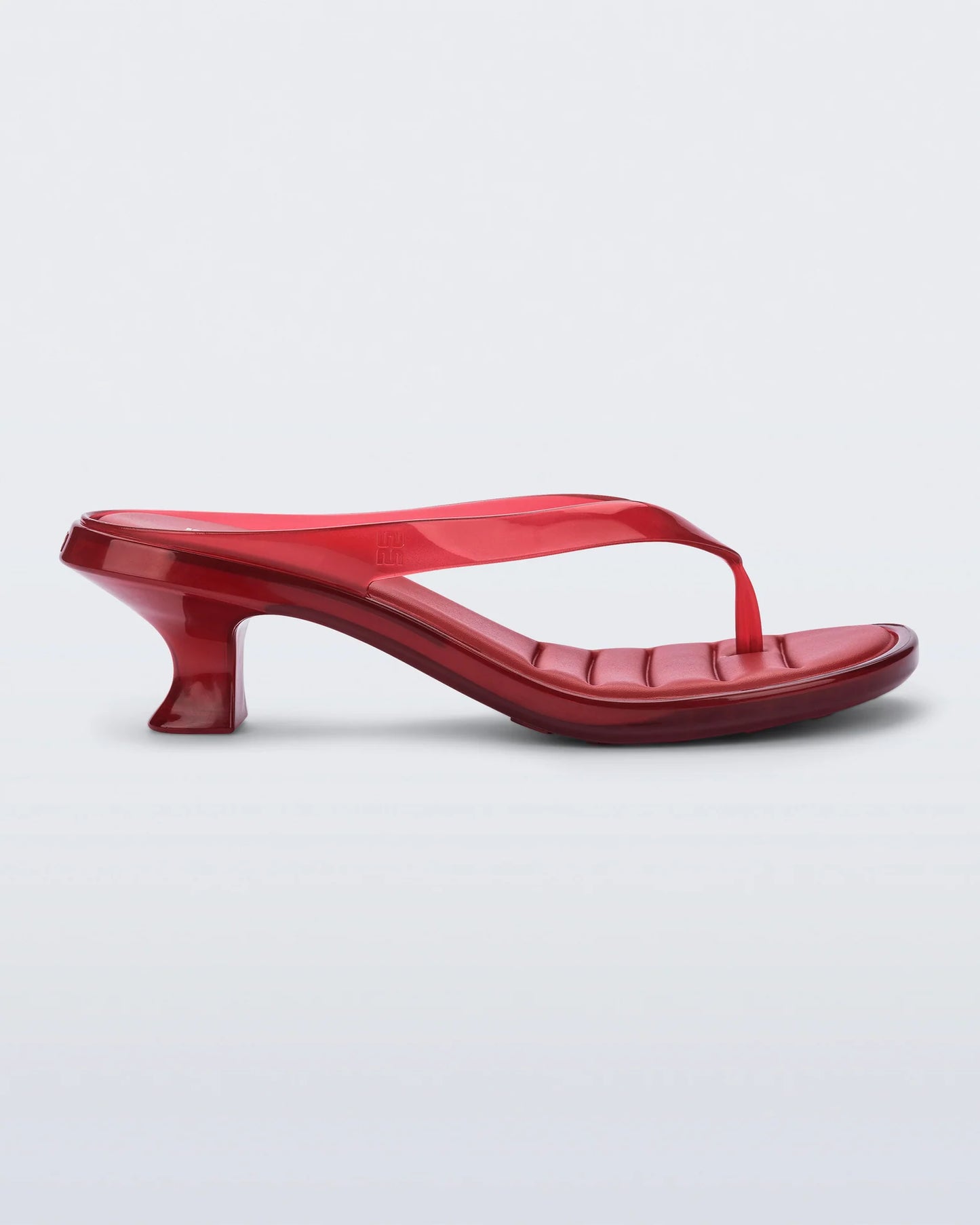 MELISSA FLIP FLOP KITTEN HEEL RED