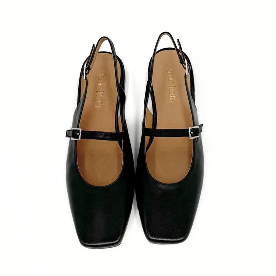 AMIE RAFA SQUARE TOE MJ FLAT