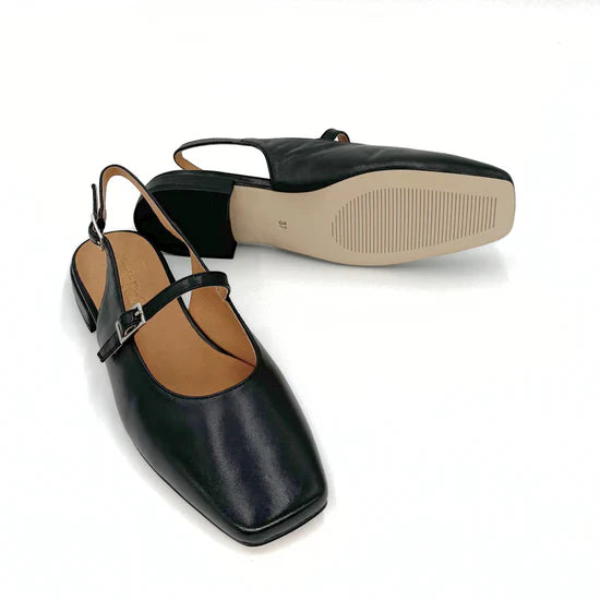 AMIE RAFA SQUARE TOE MJ FLAT