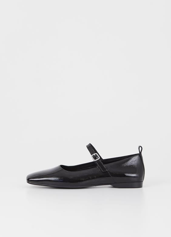 VAGABOND DELIA MJ FLATS - BLACK PATENT