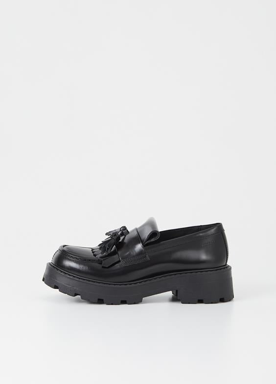 VAGABOND COSMO 2.0 LOAFER TASSLE - BLACK