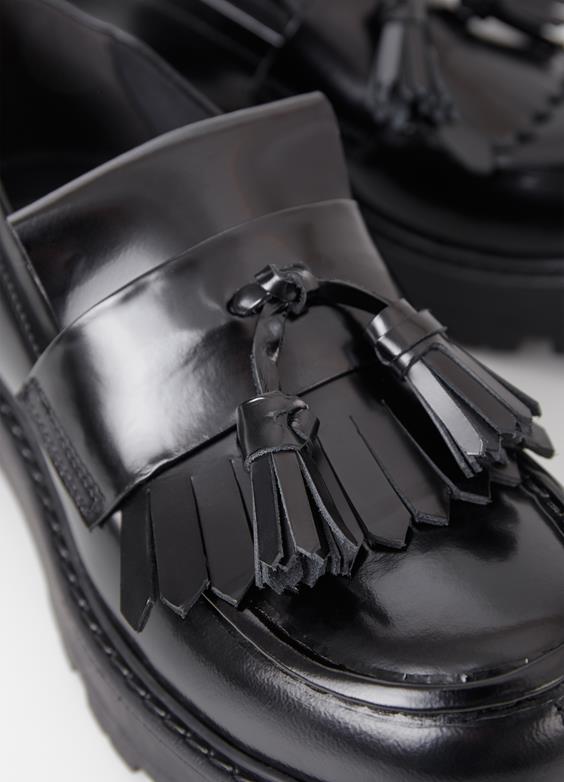 VAGABOND COSMO 2.0 LOAFER TASSLE - BLACK