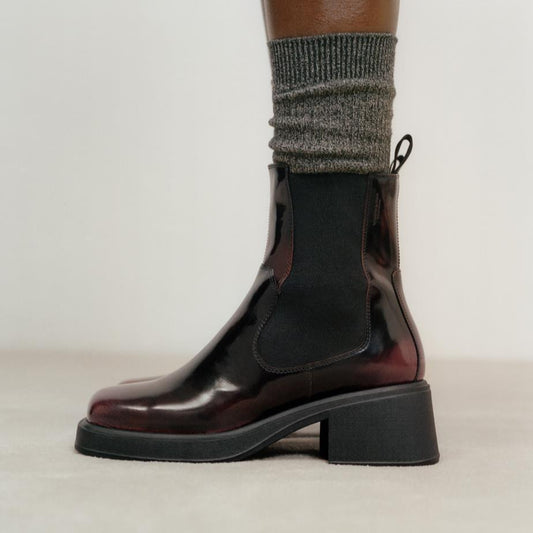 VAGABOND DORAH CHELSEA BOOT-DK BORDO