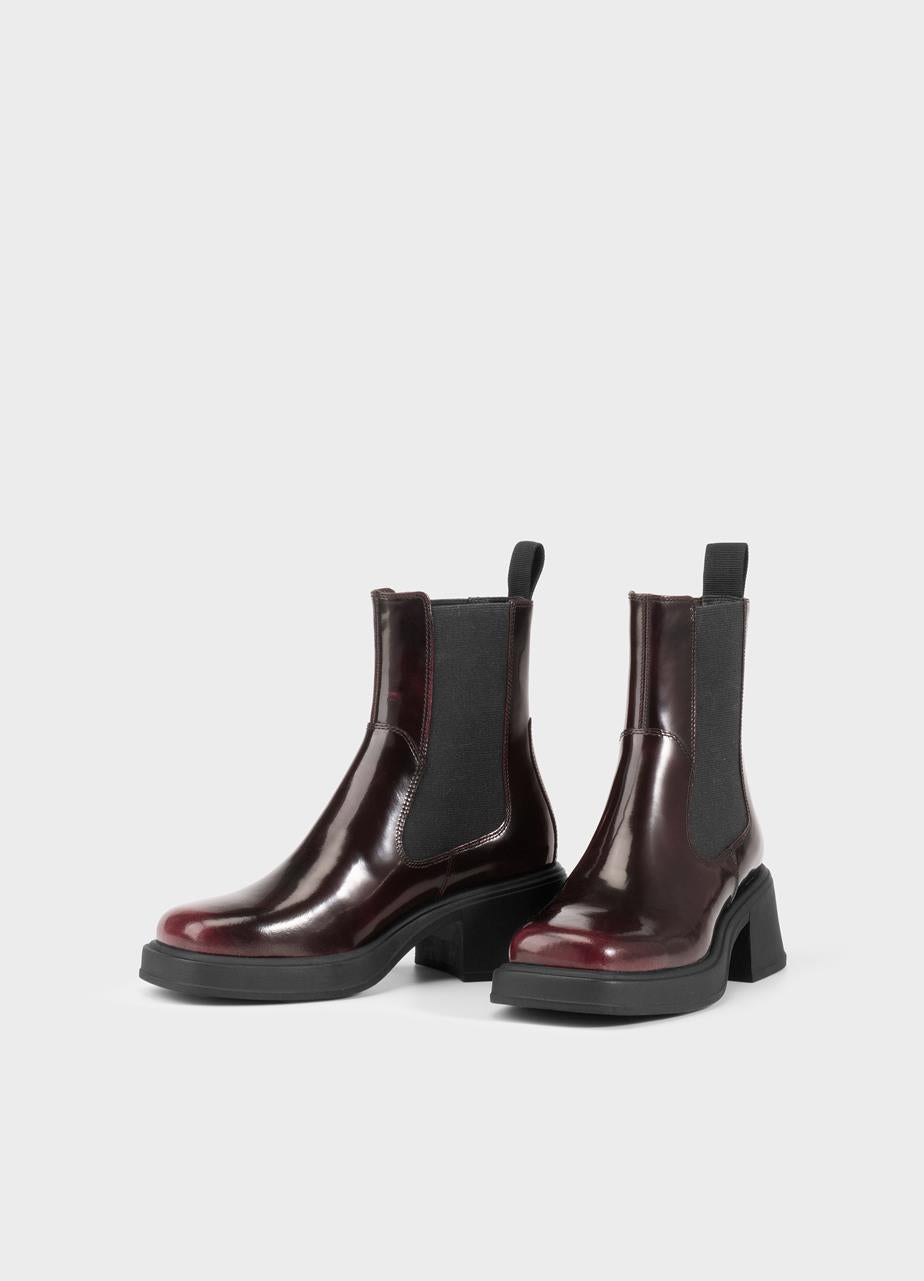 VAGABOND DORAH CHELSEA BOOT-DK BORDO