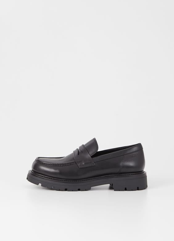 VAGABOND CAMERON LOAFER BLACK LEATHER