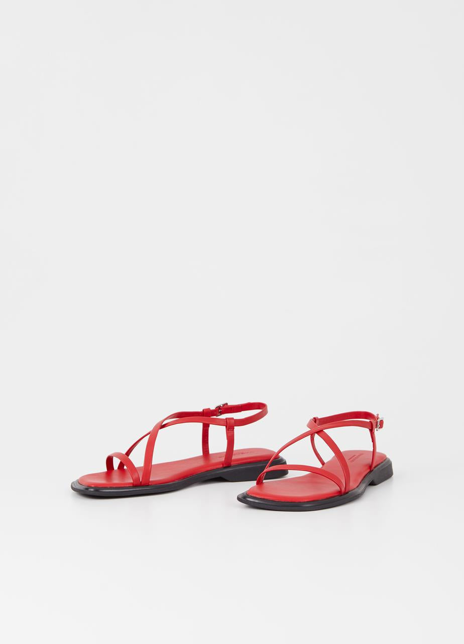 VAGABOND IZZY SLINGBACK SANDAL - RED