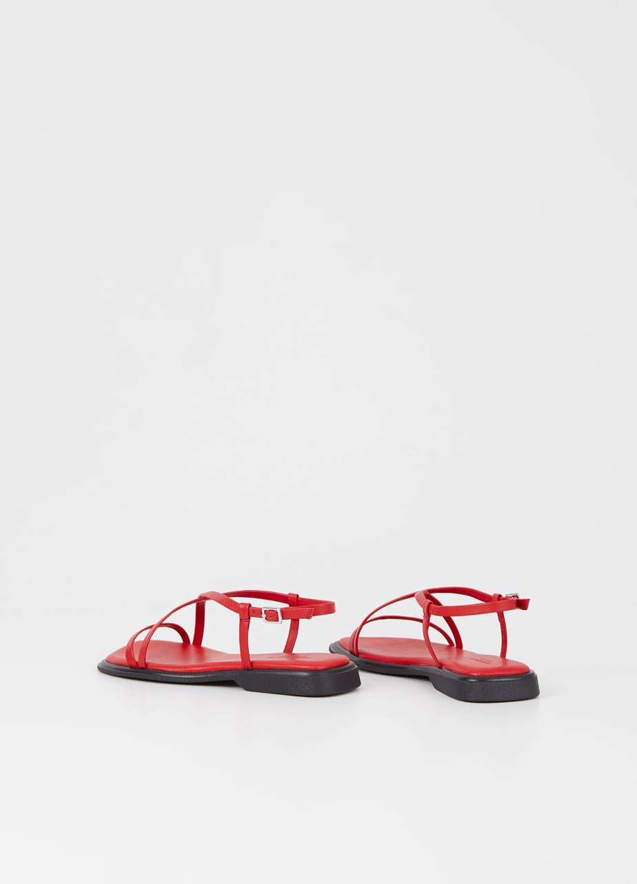 VAGABOND IZZY SLINGBACK SANDAL - RED