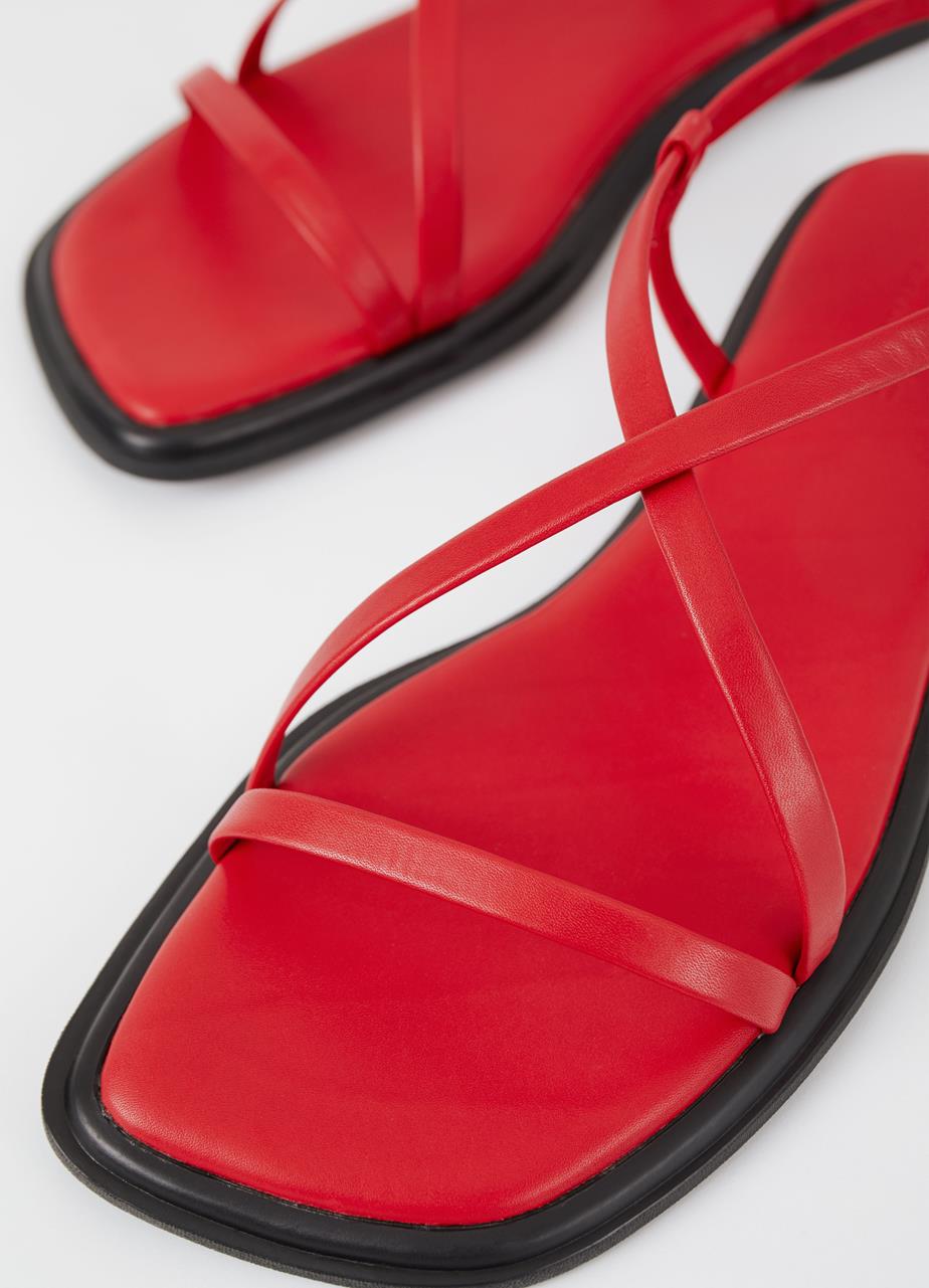 VAGABOND IZZY SLINGBACK SANDAL - RED