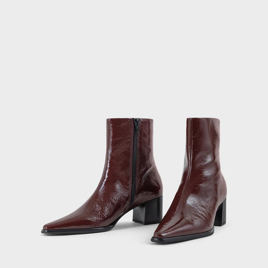 Vagabond Giselle Dark Red Patent