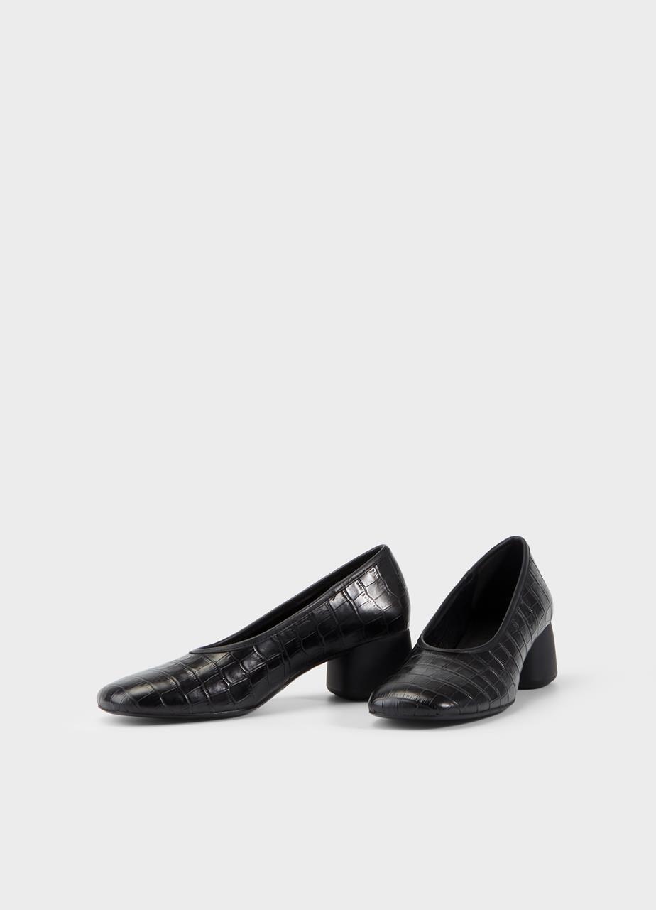 VAGABOND LIVIA PUMP BLACK CROCO