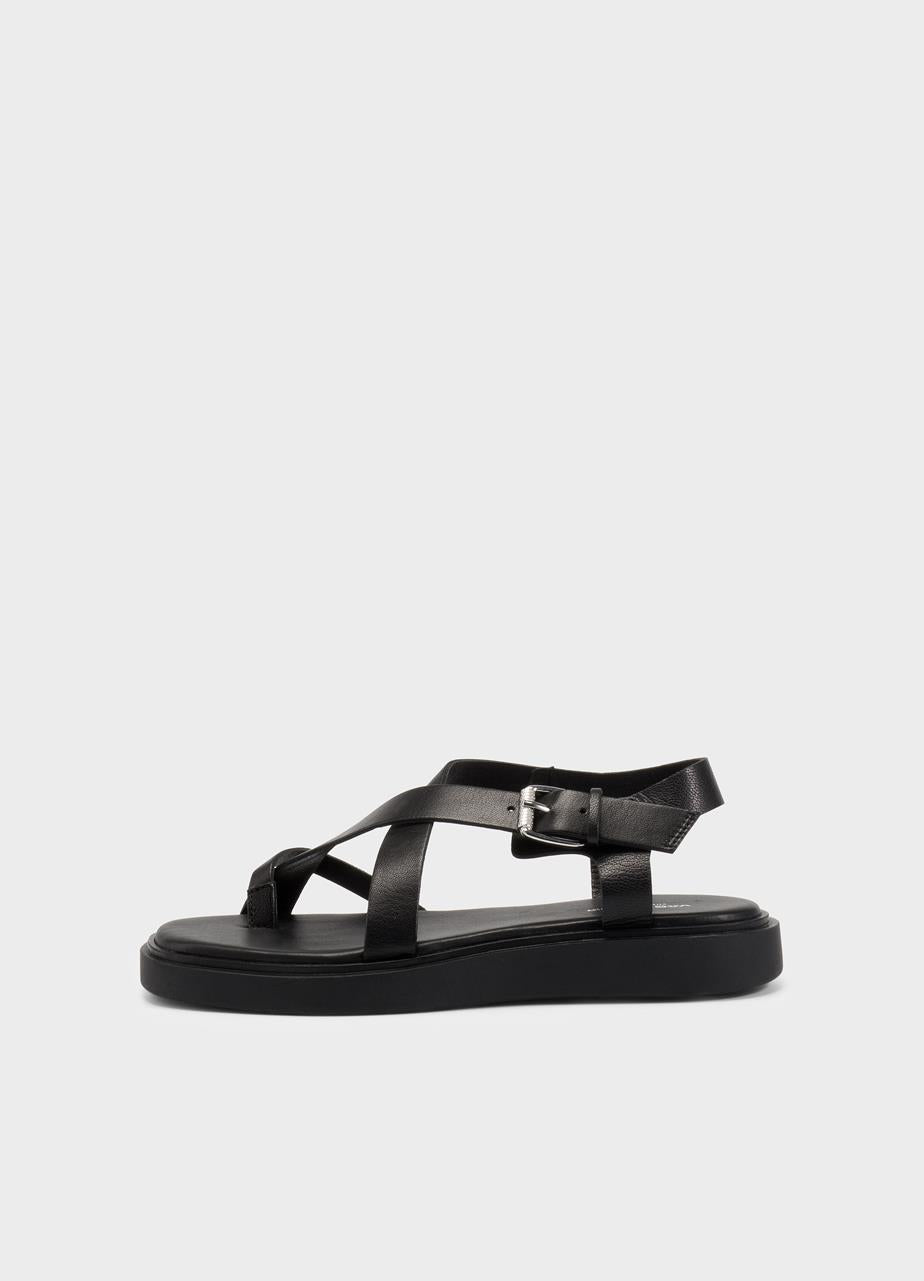 VAGABOND CONNIE STRAPPY SANDALS IN BLACK