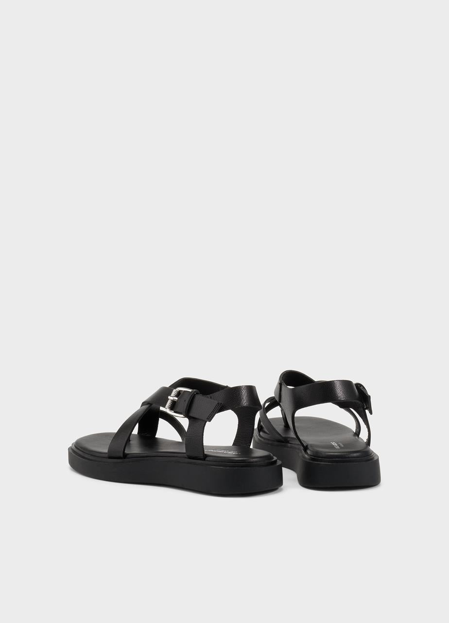 VAGABOND CONNIE STRAPPY SANDALS IN BLACK
