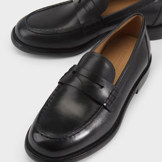 VAGABOND LINN PENNY- BLACK LEATHER - Shoe Market NYC