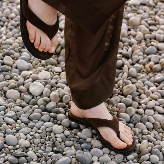 VAGABOND ZAIDA SANDALS DARK BROWN SUEDE - Shoe Market NYC