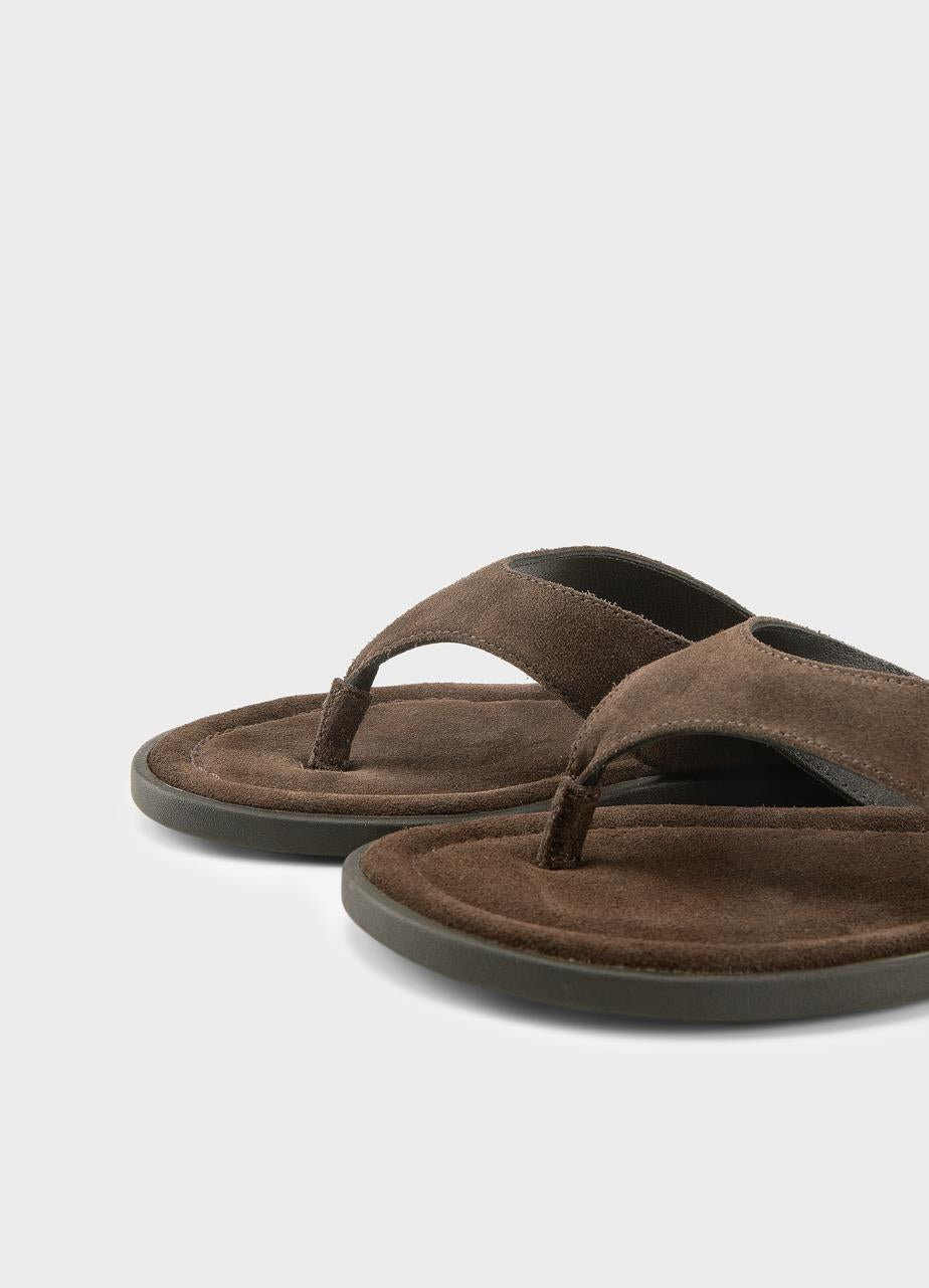VAGABOND ZAIDA SANDALS DARK BROWN SUEDE