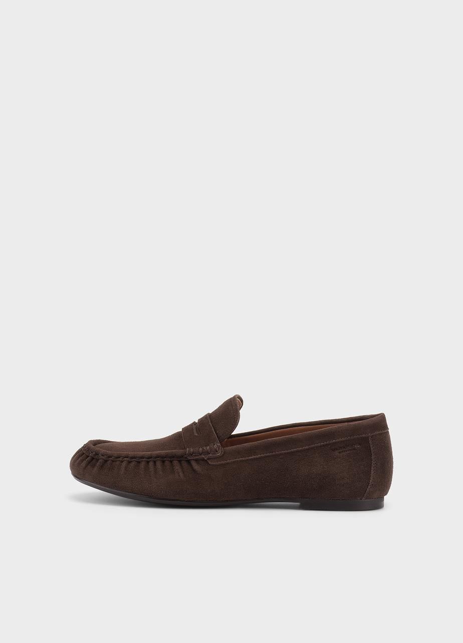 VAGABOND ALEYA DRIVING LOAFER IN COFFEE - Shoe Market NYC