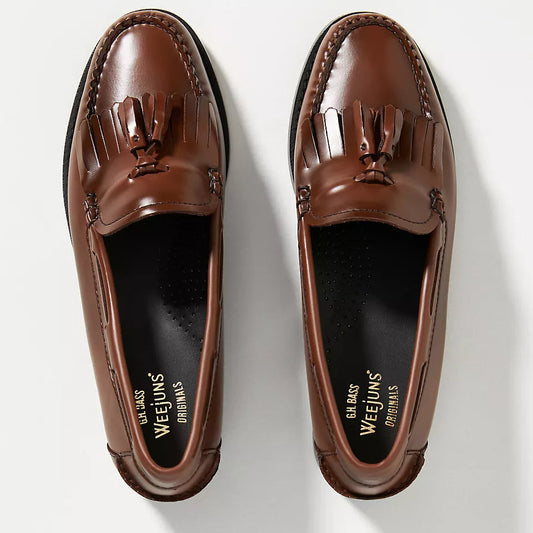 G. H. BASS ESTHER KILTY WEEJUN COGNAC