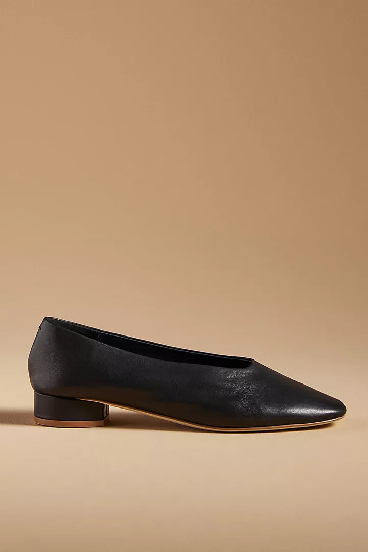 JEFFREY CAMPBELL TRUSTEE BALLET SOCK PUMP -BLACK