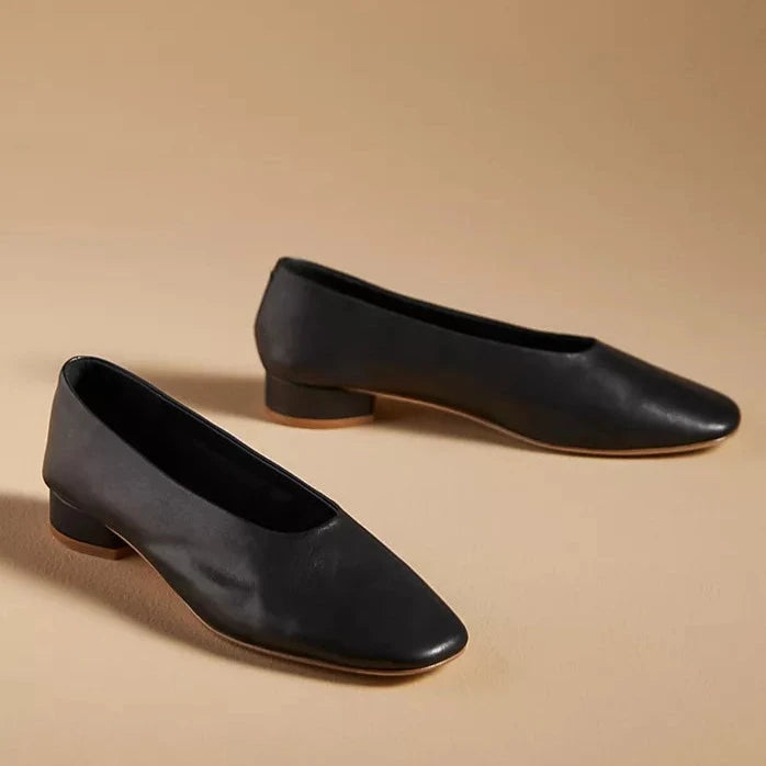JEFFREY CAMPBELL TRUSTEE BALLET SOCK PUMP -BLACK