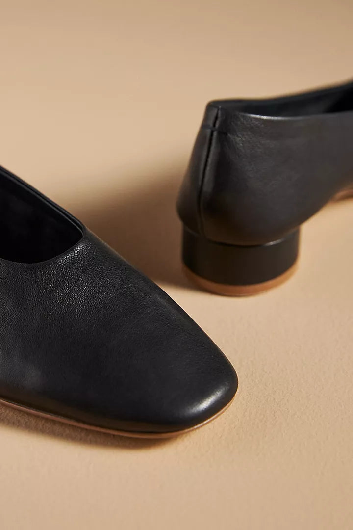 JEFFREY CAMPBELL TRUSTEE BALLET SOCK PUMP -BLACK