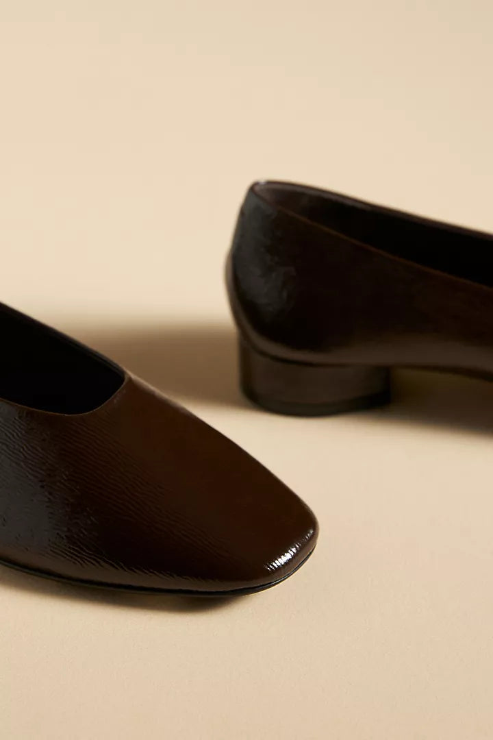 JEFFREY CAMPBELL TRUSTEE BALLET SOCK PUMP -MERLOT