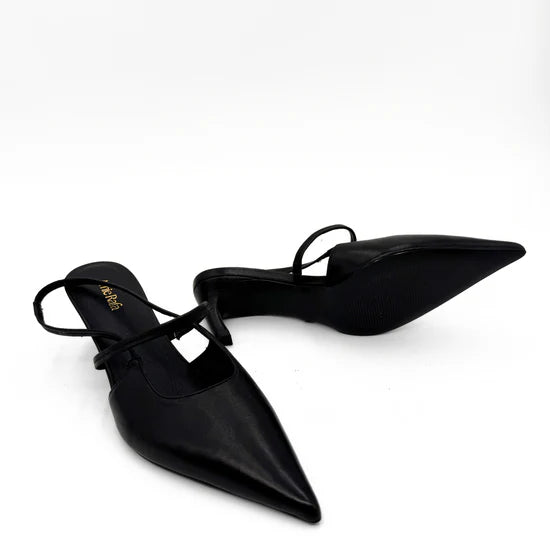 AMIE RAFA CONNIE LOW HEEL SLING BACK