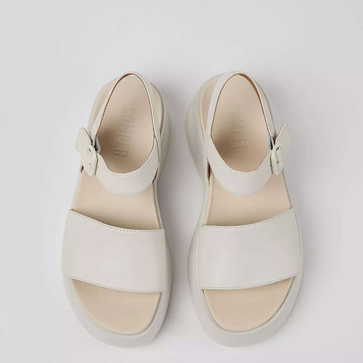 CAMPER TASHA FLATFORM SANDALS OW