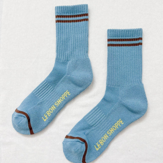 LE BON SHOPPE BOYFRIEND SOCKS POWDER BLUE