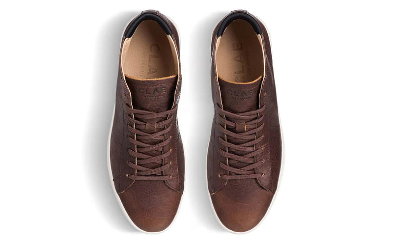 CLAE MEN'S BRADLEY MID COCOA LEATHER