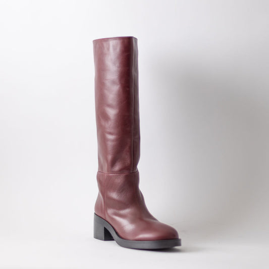 ANGEL ALACRON ICITA TALL BOOT IN BURGANDY