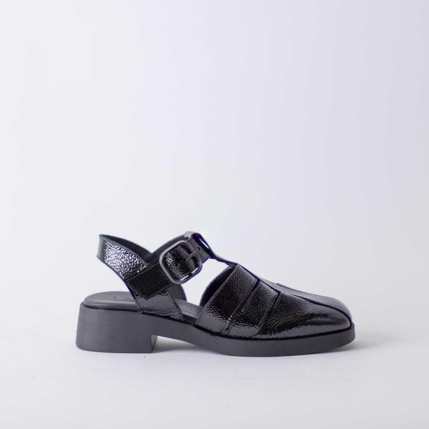 ARCHE TAILHA SANDALS - BLACK PATENT
