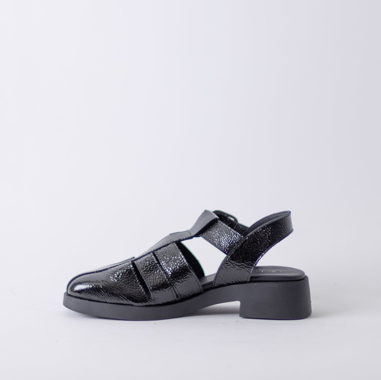 ARCHE TAILHA SANDALS - BLACK PATENT