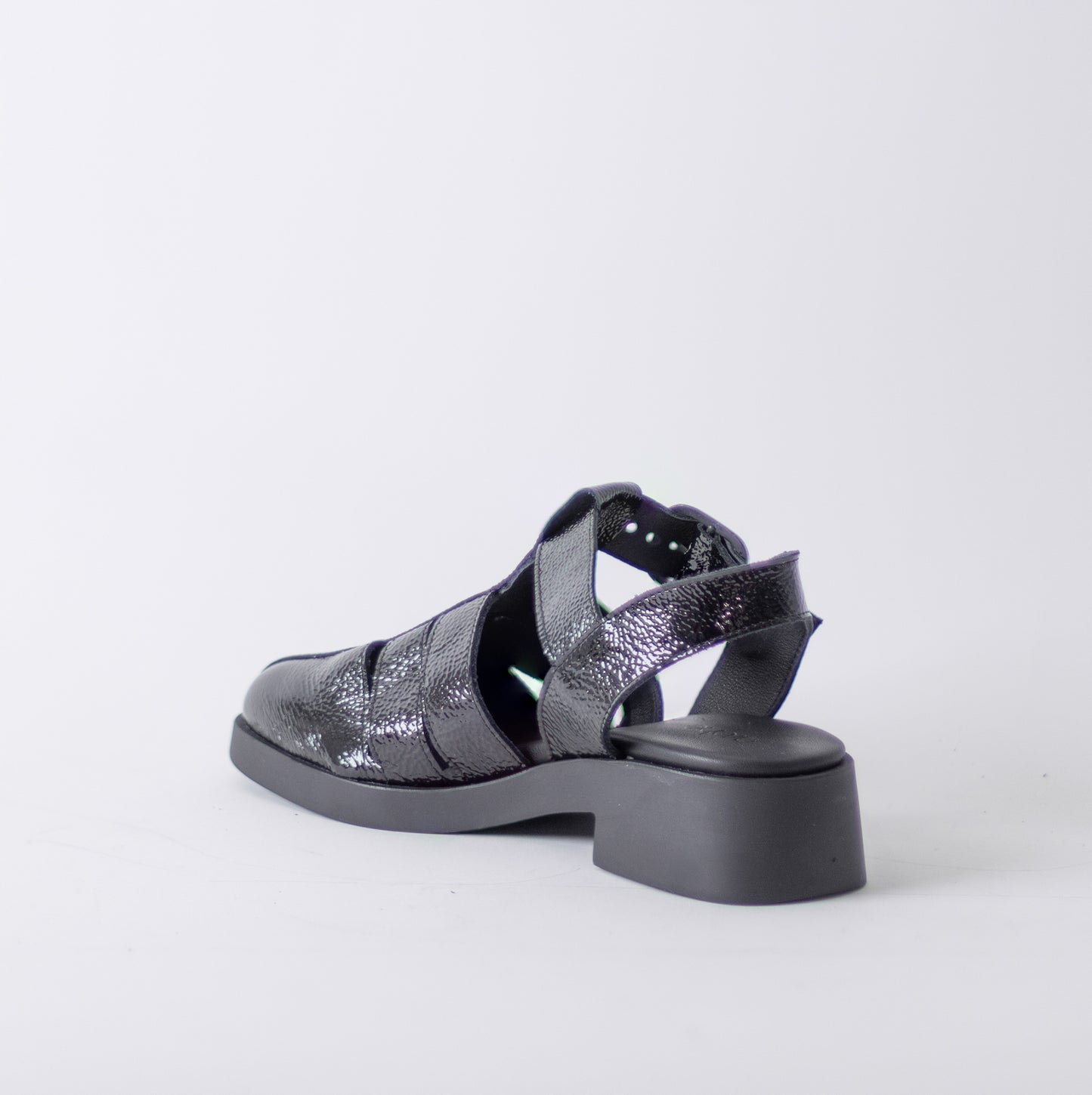 ARCHE TAILHA SANDALS - BLACK PATENT