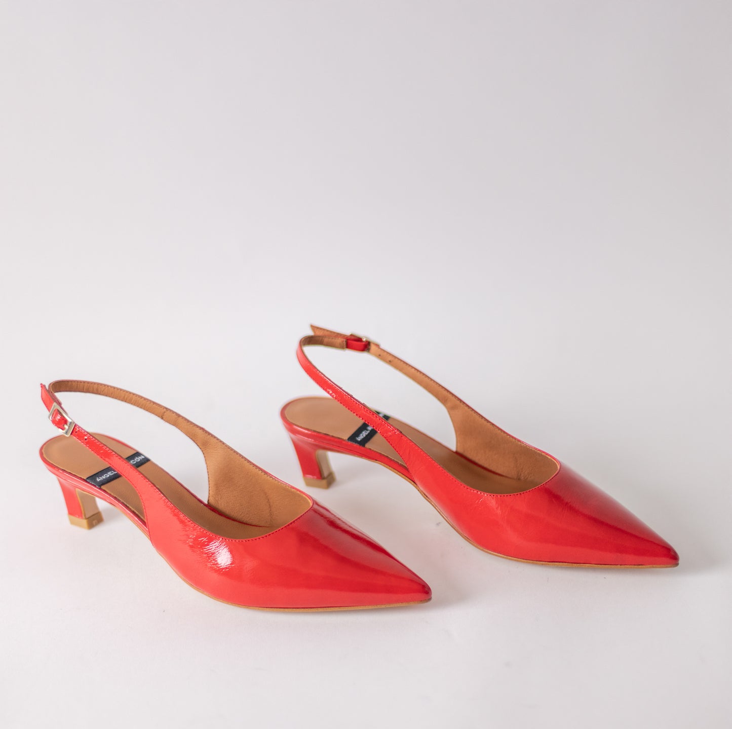 ANGEL ALACRON SUZANNE SLING BACKS IN RED