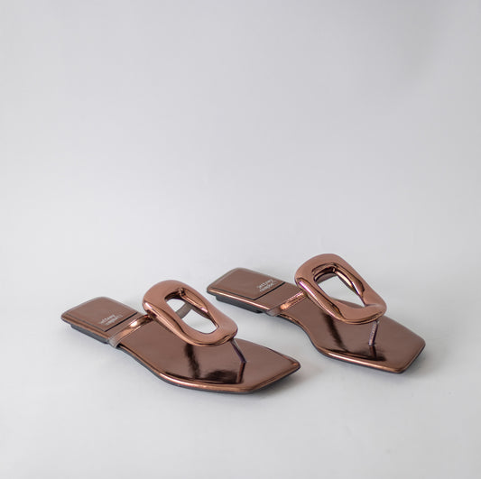 JEFFREY CAMPBELL LINQUES-2- FLAT ORNAMENT-BRONZE