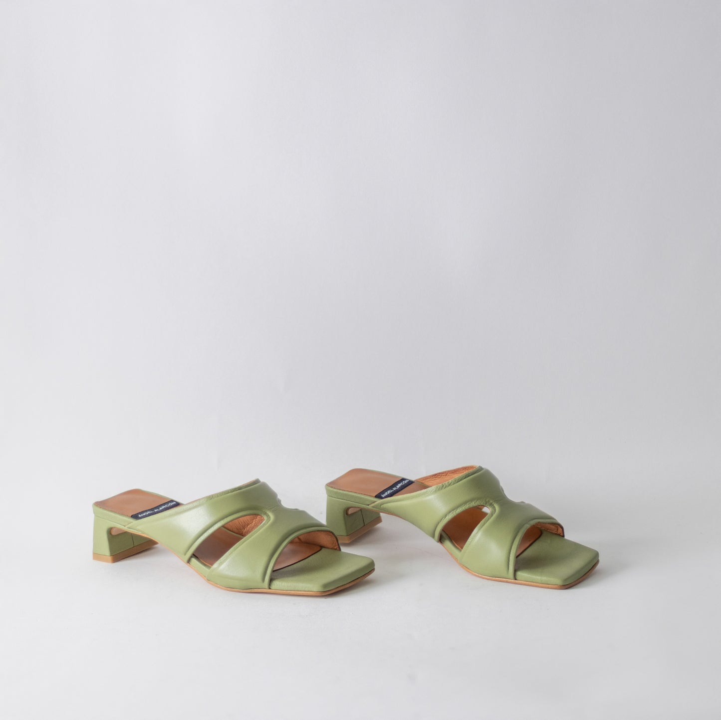 ANGEL ALACRON MARLA-LOW CUT MULE-GREEN