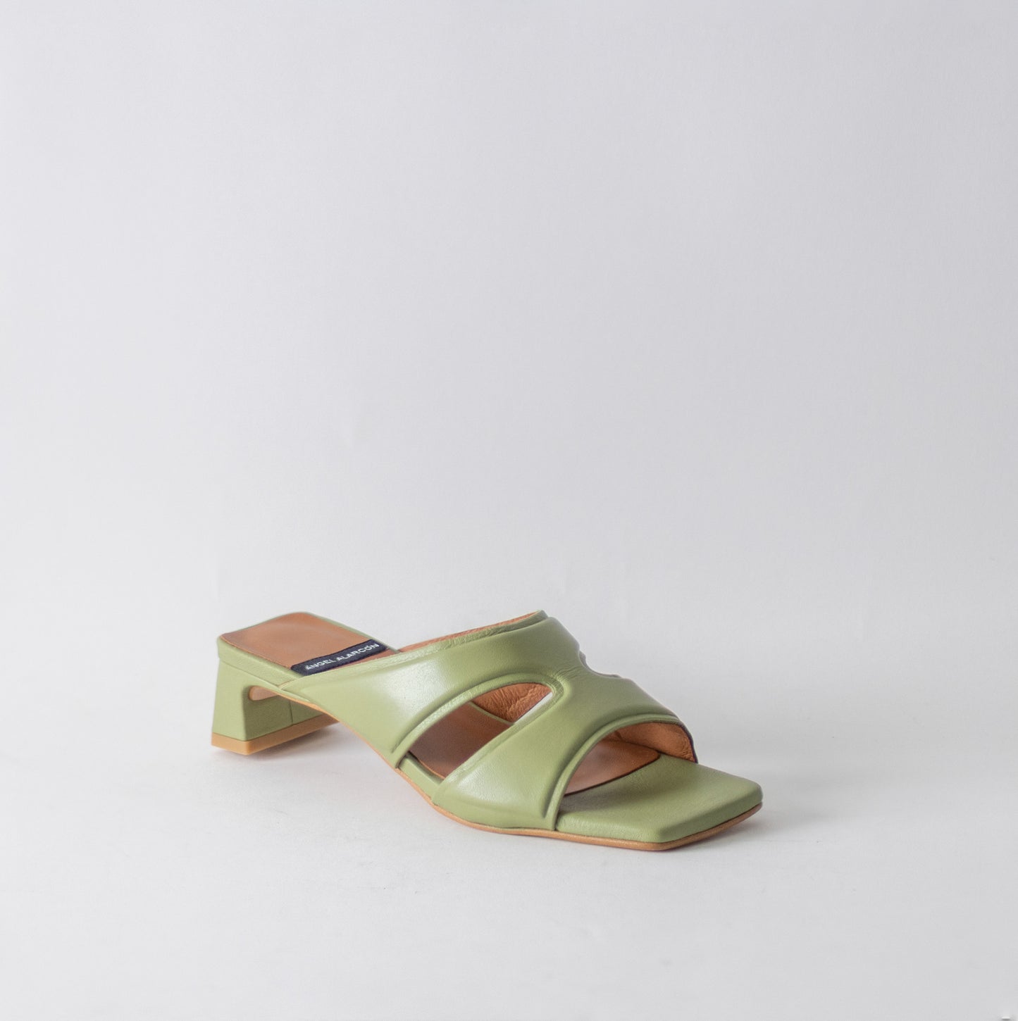 ANGEL ALACRON MARLA-LOW CUT MULE-GREEN
