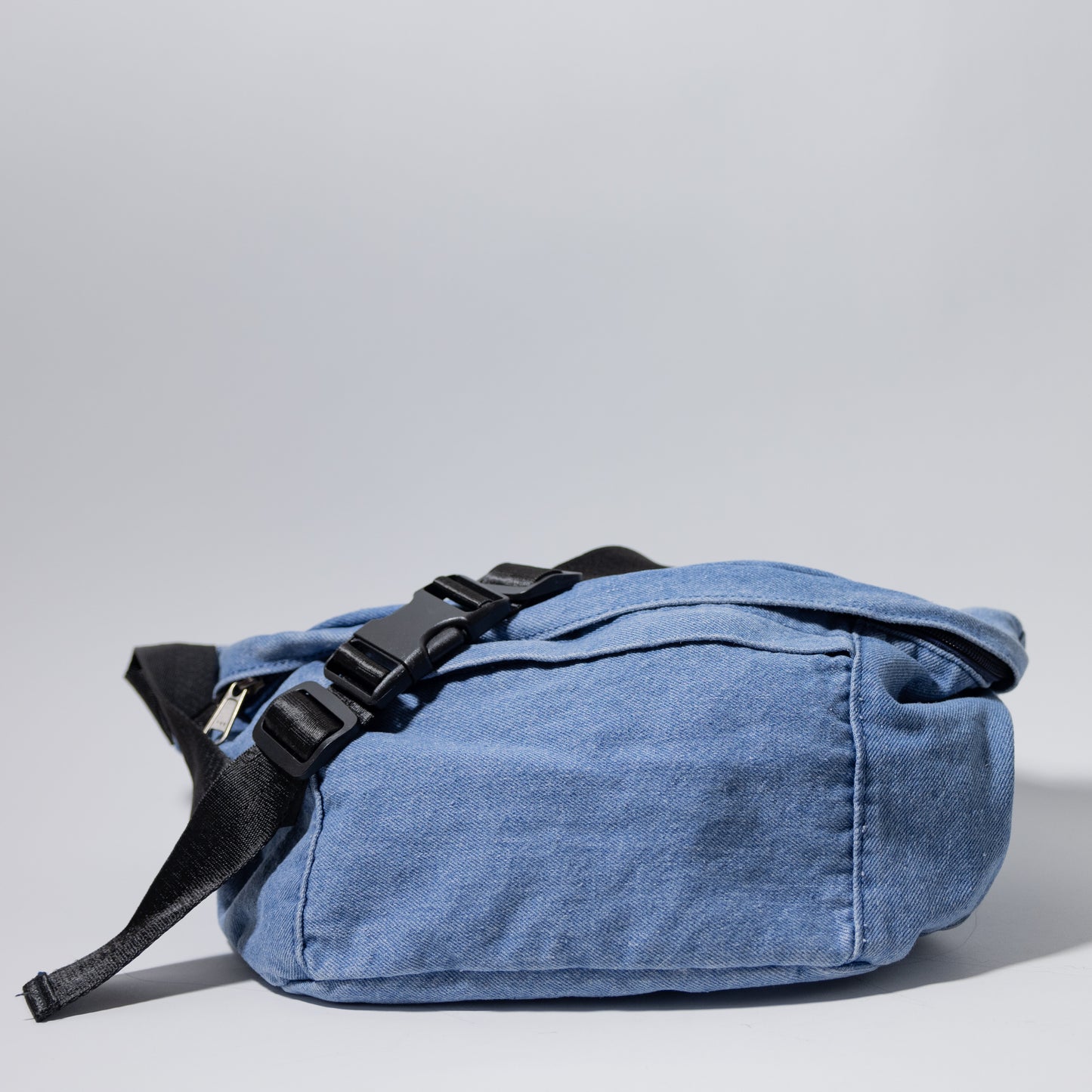 DENIM CRESCENT BAG