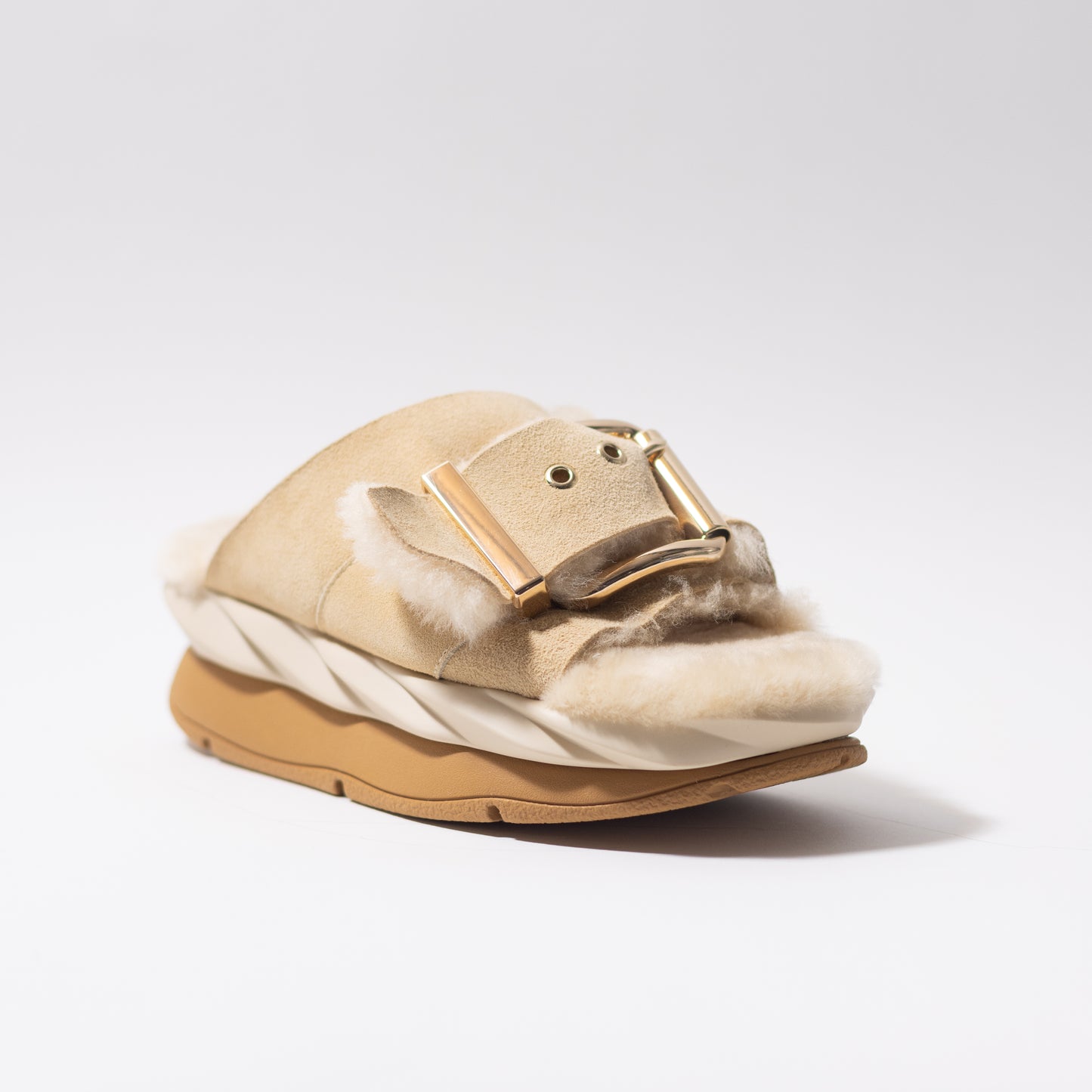 4CCCCEES MELLOW LAZE SHEARLING SHOES