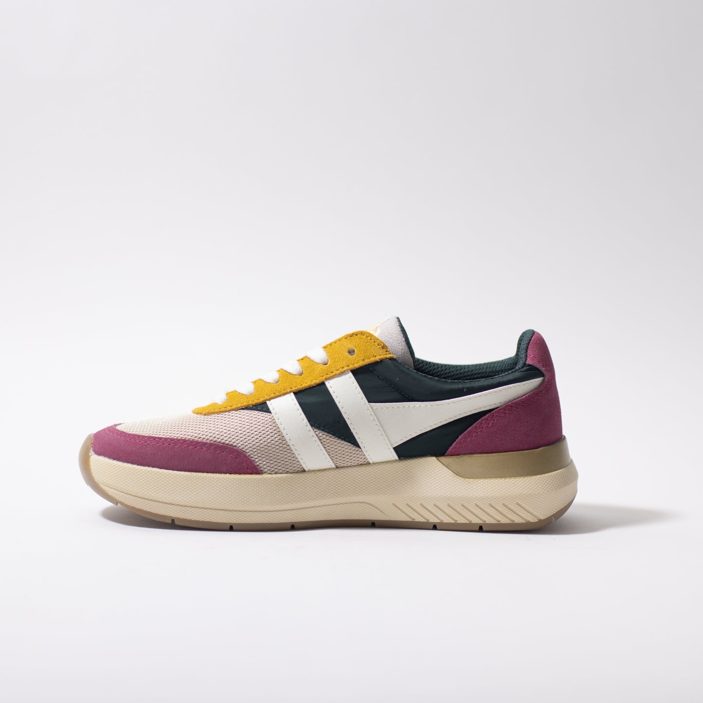 GOLA RAVEN SNEAKERS - WHEAT EVERGREEN FUCHSIA