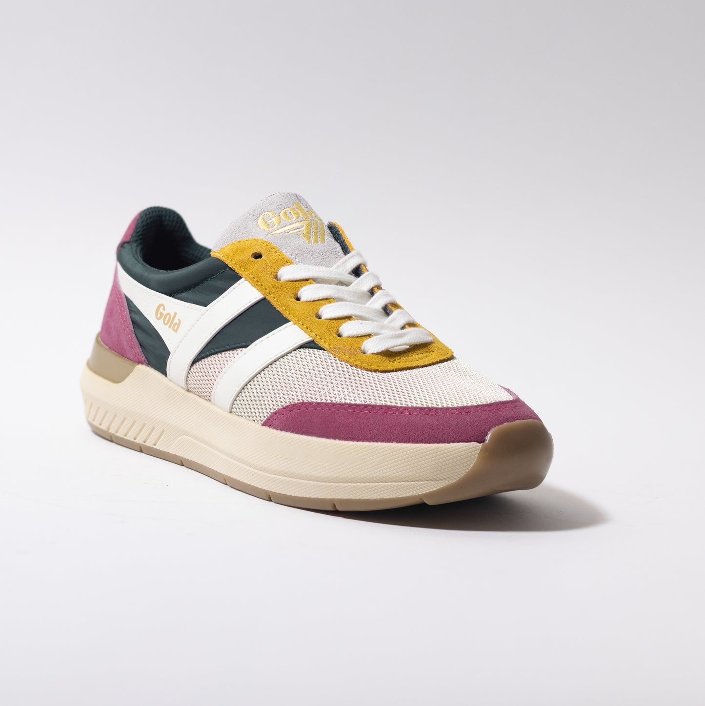 GOLA RAVEN SNEAKERS - WHEAT EVERGREEN FUCHSIA