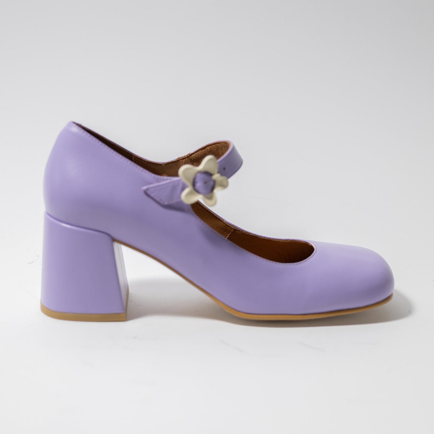 ANGEL ALACRON JETT FLOWER MJ HEELS