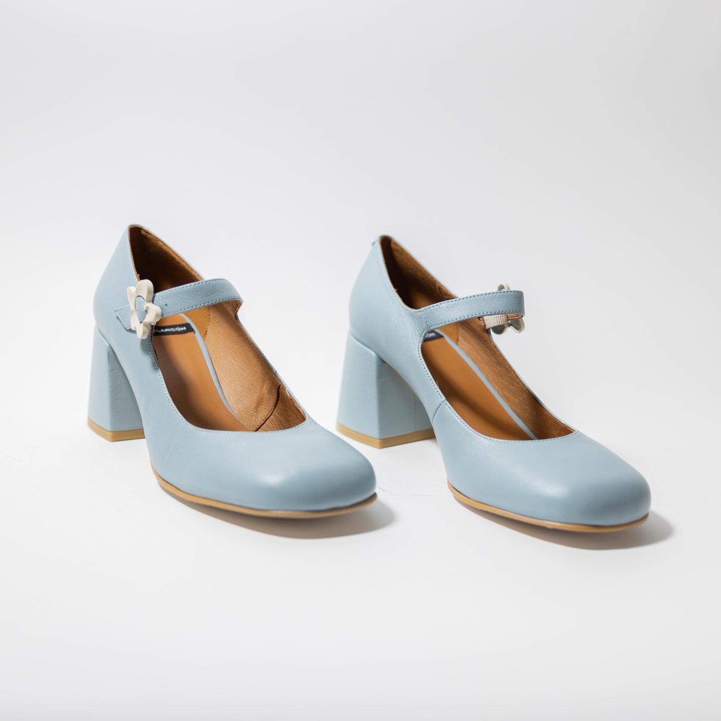 ANGEL ALACRON JETT FLOWER MJ HEELS