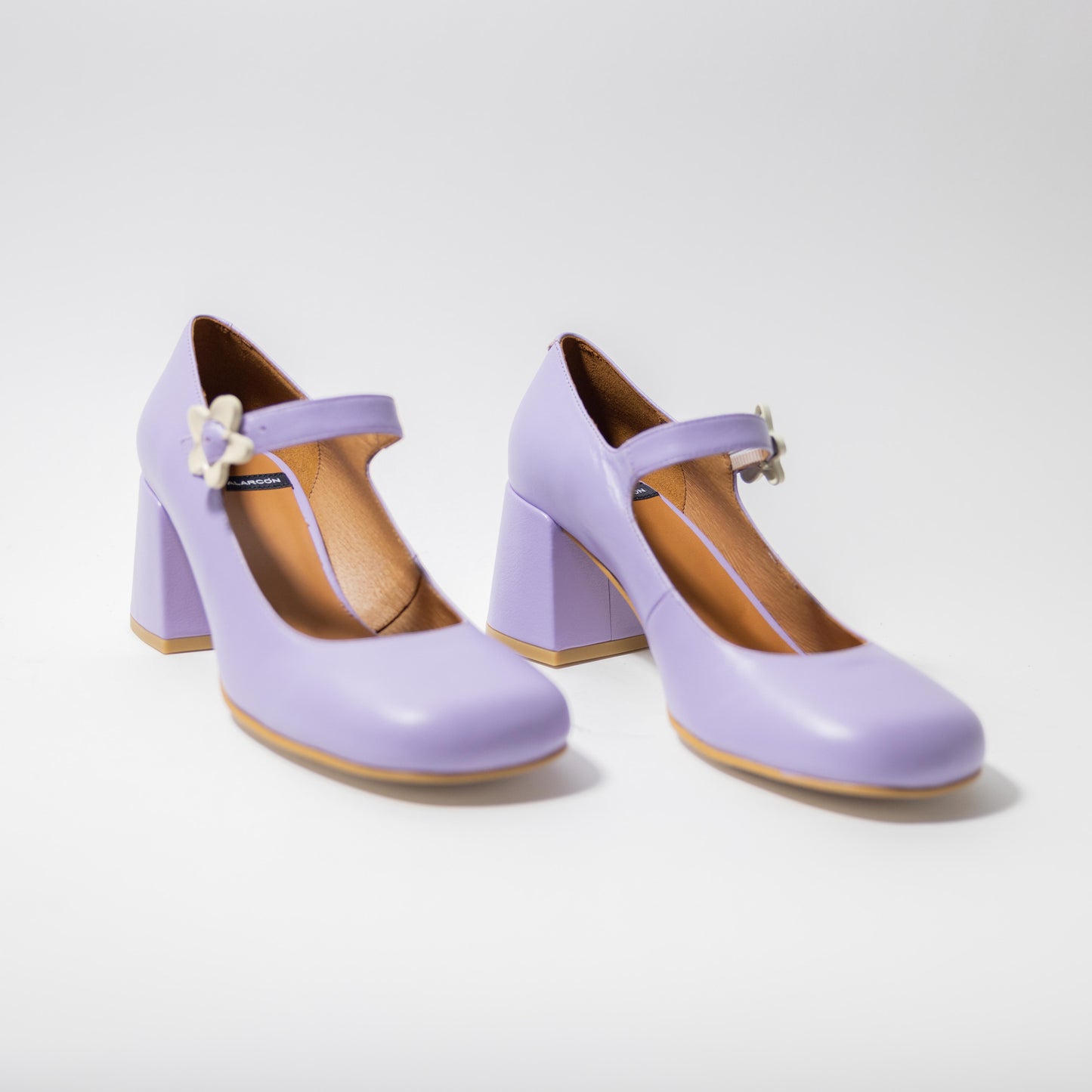 ANGEL ALACRON JETT FLOWER MJ HEELS