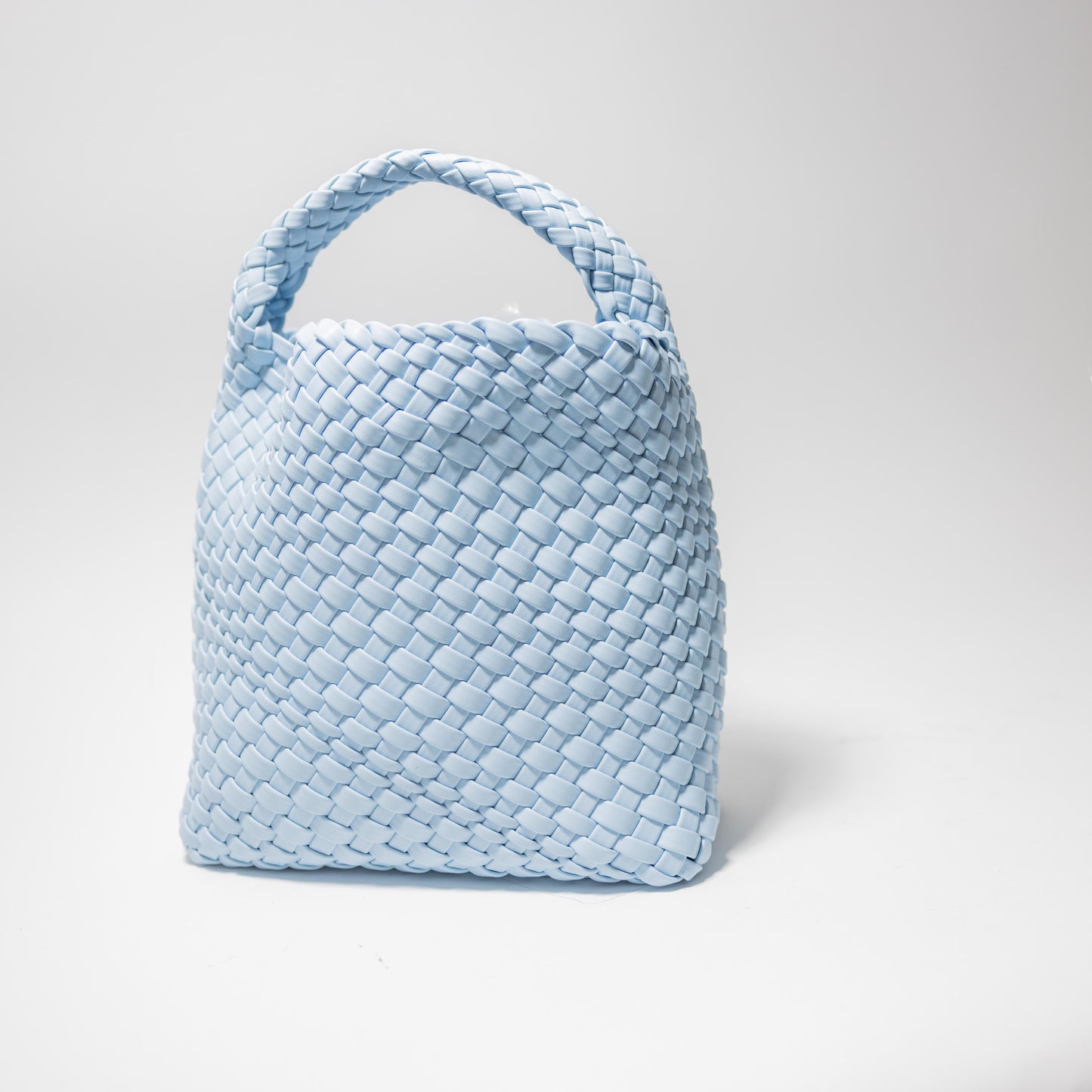 WOVEN HOBO-LIGHT BLUE