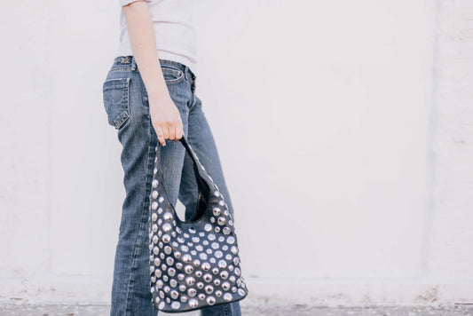 STUDDED HOBO